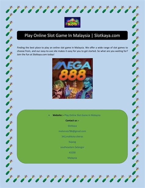 slotkaya malaysia|Play No.1 Online Slot Games Malaysia .